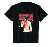 Elvisly Yours Elvis Presley Aloha du Hawaii Show 1973 T-Shirt, Enfant, Noir, 2 Ans