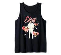 Elvisly Yours Elvis Presley Cœurs pour la Saint-Valentin Débardeur