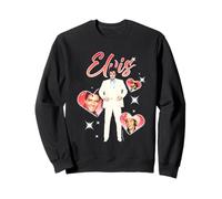 Elvisly Yours Elvis Presley Cœurs pour la Saint-Valentin Sweatshirt