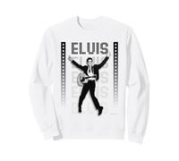 Elvisly Yours Elvis Presley King of Rock & Roll Retro Jump Sweatshirt
