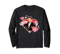 Elvisly Yours Elvis Presley Love Hearts Saint-Valentin Manche Longue