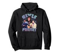 Elvisly Yours Elvis Presley The King Montage rétro Sweat à Capuche