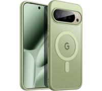 ELVORIX-Coque Magnétique pour Google Pixel 10 Pro XL 2025, Compatible avec MagSafe et Chargeur Pixelsnap, Étui Housse Antichoc à Dos Translucide Mat (Jade)