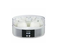 H. Koenig Yaourtière ELY70 – 7 pots (7×160 mL), programmable 15h, écran LCD, corps inox