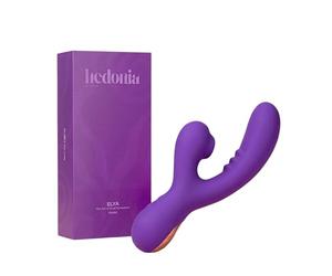 ELYA Vibromasseur Rabbit à Succion - Vibromasseurs Féminin Clitoridien & Point G - Stimulateur Air Pulse 18 Modes - Silicone Médical Premium - Coffret Cadeau Luxe