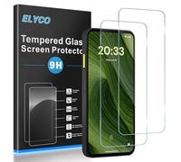 ELYCO Compatible avec Fairphone 6 Verre Trempé, 2 Pièces Protection Écran, 9H Dureté Sans Bulles Anti-Huile/Anti-Rayures/Anti-Empreinte HD Film Protection Décran