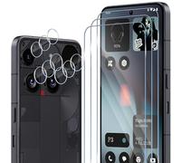 ELYCO Compatible avec Nothing Phone 3 Verre Trempé, 3 Pièces Protection Écran + 3 Pcs Caméra Arrière Protecteur, 9H Dureté Sans Bulles Anti-Rayures/Anti-Empreinte HD Film Protection Décran