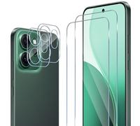 ELYCO Compatible avec OPPO Reno 14 F Verre Trempé, 2 x Protection Écran + 2 x Caméra Arrière Protecteur, 9H Dureté Sans Bulles Anti-Huile/Anti-Rayures/Anti-Empreinte HD Film Protection Décran