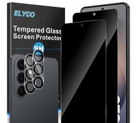 ELYCO Protection Écran Anti-Espion pour Samsung Galaxy S26 Plus 5G, 2 Pièces Anti-Spy Film Verre Trempé ＆ 2 Pièces Caméra Arrière Protecteur, Protection D'écran Anti-Rayures Installation Facile