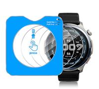 ELYCO Protection Écran Compatible avec Amazfit Balance 2 Verre trempé, 3 Pièces 9H Dureté Protection ecran, Sans Bulles, Anti-rayure, Anti Empreinte, Ultra HD Film