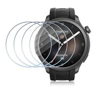 ELYCO Protection Écran Compatible avec Amazfit Balance/Amazfit GTR 4/Garmin Fenix 8 47mm Verre trempé, 4 Pièces 9H Dureté Protection ecran, Sans Bulles, Anti-rayure, Anti Empreinte, Ultra HD Film
