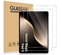 ELYCO Protection Écran en Verre Trempé pour Honor Magic Pad 3/Pad 3 Pro 13.3 Pouces, 2 Pièces Film de Protection Écran, 9H Dureté Anti Rayures, Sans Bulles Anti-Huile, HD Film Protection Décran