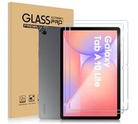 ELYCO Protection Écran en Verre Trempé pour Samsung Galaxy Tab S10 Lite/S10 FE/S9 FE, 2 Pièces Film de Protection + 2 Pièces Caméra Arrière Protecteur, 9H Dureté Anti Rayures, HD Clair