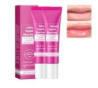 Elycura Baume à Lèvres Au Peptide De Collagène,Repulpant Levre Puissant Lip Plumper,Lèvres BâTon De Restauration,Hydraté et Adoucissant,Effet De Comblement Pour Les Ridules et Plus Complète (2PC)