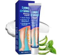 Elycura - Crème de massage lymphatique - Crème de massage Elycura Leg Edema - Crème de massage lymphatique - Soulage l'edema pour les jambes et les pieds - Absorption rapide - Convient à tous les