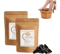 Elycura Lot de 2 sachets de perles de trempage pour les pieds fatigués, hydrate en profondeur et adoucit les pieds rugueux