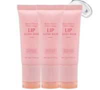 Elycura sérum repulpant lèvres,repulpant levre puissant,Lip Plumper,Plumpify Plumping Serum Oil,Baume à lèvres,Réduit les Ridules,Hydratante et Non Collante (saveur baies) (3pc)