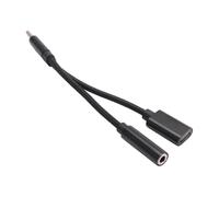 Elydiva Adaptateur Audio de Charge de Type C à 3,5 Mm 2 en 1 RéPartiteur USB C Câble Audio AUX pour SéParateur de Smartphone