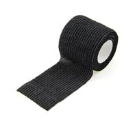 Elydiva Bandage Élastique Auto-Adhésif pour Le Sport, pour Les Genouillères, Les Doigts, Les Chevilles, Les Paumes, Les Épaules, 5 cm X 4,5 M, Noir