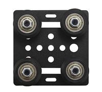 Elydiva Imprimante 3D Aluminium 2020 V-Slot Slide Plate pour Profils V-Slot Five Roulette