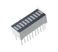 Elydiva le Graphique à Barres à 10 Segments en 5 PièCes Montre la Barre Lumineuse LED NuméRique Rouge