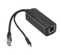 Elydiva Micro-USB POE Splitter 48V à 5V2A / 3A Mini Alimentation USB Nationale avec Chargement de TéLéPhone Intelligent