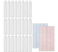 Elydiva Tubes de Peinture Vides Tubes de Peinture en Aluminium Tubes de Peinture 20 Ml pour Fabriquer de la Peinture et Stocker de L' Acrylique de Peinture Restante