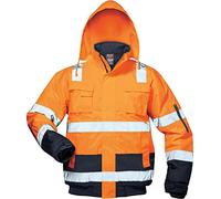 Elysee 23545-M Jonas Veste pilote de signalisation Taille M Orange Fluorescent/Bleu Marine