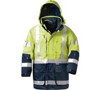 elysee Parka de signalisation Jekyll taille L jaune/marine 100 % PES