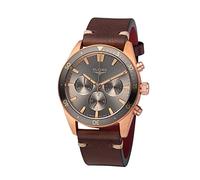 Elysee Hommes Analogique Quartz Montre avec Bracelet en Cuir 98032