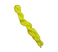 Elysée Lot 30 Mètres Fil Nylon Cordon Bijoux 1 mm pour Création Shamballa - Jaune Fluo