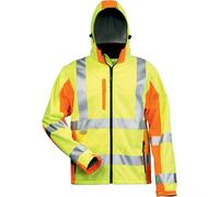 Veste Softshell Haute visibilité ADAM - Mixte - Jaune - Imperméable - Manches longues - Randonnée