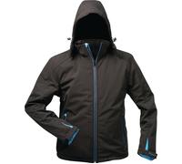 elysee Veste softshell d'hiver Uranos taille XXL noir/bleu 96 % PES/4 % élast...