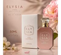 ELYSIA Utopia Vanilla Coco 21 50ML Eau De Parfum Pour Femmes Parfum Sucré Vanille Noix de Coco Floral Longue Tenue Verre