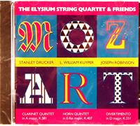 Elysium String Quartet - Mozart K.581 / Quintet K.407 / Dvto K.251