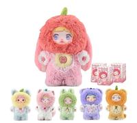 ELYSORA Nommi Interesting Fruit Figure Series Jouet de Collection Figurine en Peluche Créatif Cadeaux pour Enfants et Adultes, Unboxed - 3 Paquets