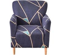 ELYSYSRL Housse de Fauteuil 1 Place Extensible Club Housse de Fauteuil Crapaud Hôtel Chesterfield Couverture de Fauteuil Lavable Protecteur de Fauteuil pour Salon Tub Chair Canapé(Color 27)