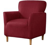 ELYSYSRL Housse de Fauteuil Cabriolet Chesterfield 1 Place Housse de Canapé Tub Chair Extensible Couverture de Fauteuil Cabriolet Biélastique Modèle Tub Chair pour Salon Décor (Color : #23)
