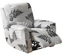 ELYSYSRL Housse de Fauteuil Relax Extensible 1 Place, Housse de Fauteuil Relax Inclinable Electrique, Couverture de Chaise Canapé Relax avec Poche, Protecteur pour Fauteuil Inclinable (Color : #18)
