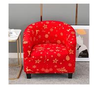 ELYSYSRL Noël Housse de Fauteuil Cabriolet Chesterfield Extensible, Élégant Mode Couverture de Fauteuil Antidérapant, Tub Chair Housse de Canapé avec Housse de Coussin (Color : #4)