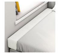 ELYSYSRL Traversin de Remplissage pour Matelas d'hôtel/invités/Chambre familiale, butoir de tête de lit, rallonge de Chevet, connecteur de lit Double, Protection de lit(Beige,120x10x10cm)