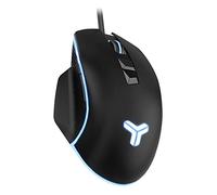 Elyte T'nB MY200 - Souris Gaming Filaire, 7 Boutons Programmables et RGB | Capteur Optique 800 à 6400 DPI, Repose Pouce Ergonomique, Câble Nylon USB, Compatible PC et Mac, Noir