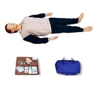 ELZEM Mannequin de Formation aux Premiers Secours en RCR Mannequin d'enseignement de réanimation pour la Formation aux Premiers Secours