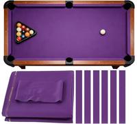 ELzEy Blended Cloth for 9-Ball Billiard Tables(Purple)
