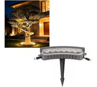 ELzEy Éclairage d'arbre à anneau LED, for l'éclairage décoratif dans les hôtels et sur palmiers(Blu,1 Pack)