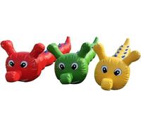 ELzEy Jouets gonflables réutilisables for compétition en équipe en Plein air, Lot de 1(Green,8 Seats)