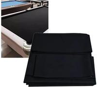 ELzEy Pre-Cut Snooker Cloth Quick-Fit for Clubs(Black)