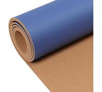 ELzEy Tableau d'affichage rectangulaire en liège de 8 mm d'épaisseur pour mur, tableau d'affichage autocollant sans cadre pour bureau/école/école à domicile avec punaises. Dimensions : 1,22 x 4,92 m