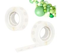 elzle 620 Pcs Points de Colle Ballon,Pastilles Adhésives Double Face pour Ballons,Points Collants Amovibles pour Ballon,pour Ballons - Fêtes,Faites-le Manuellement