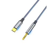 elzle Cable Auxiliaire USB C,Câble USB C vers 3,5mm Jack 1,2m,USB C vers Auxiliaire Prise Jack,avec Samsung Galaxy S21 S20, Ultra Note 20, iPad Pro, Huawei,Car Stereos